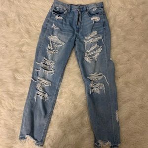 American Eagle Outfitters Light Blue Boyfriend Jeans